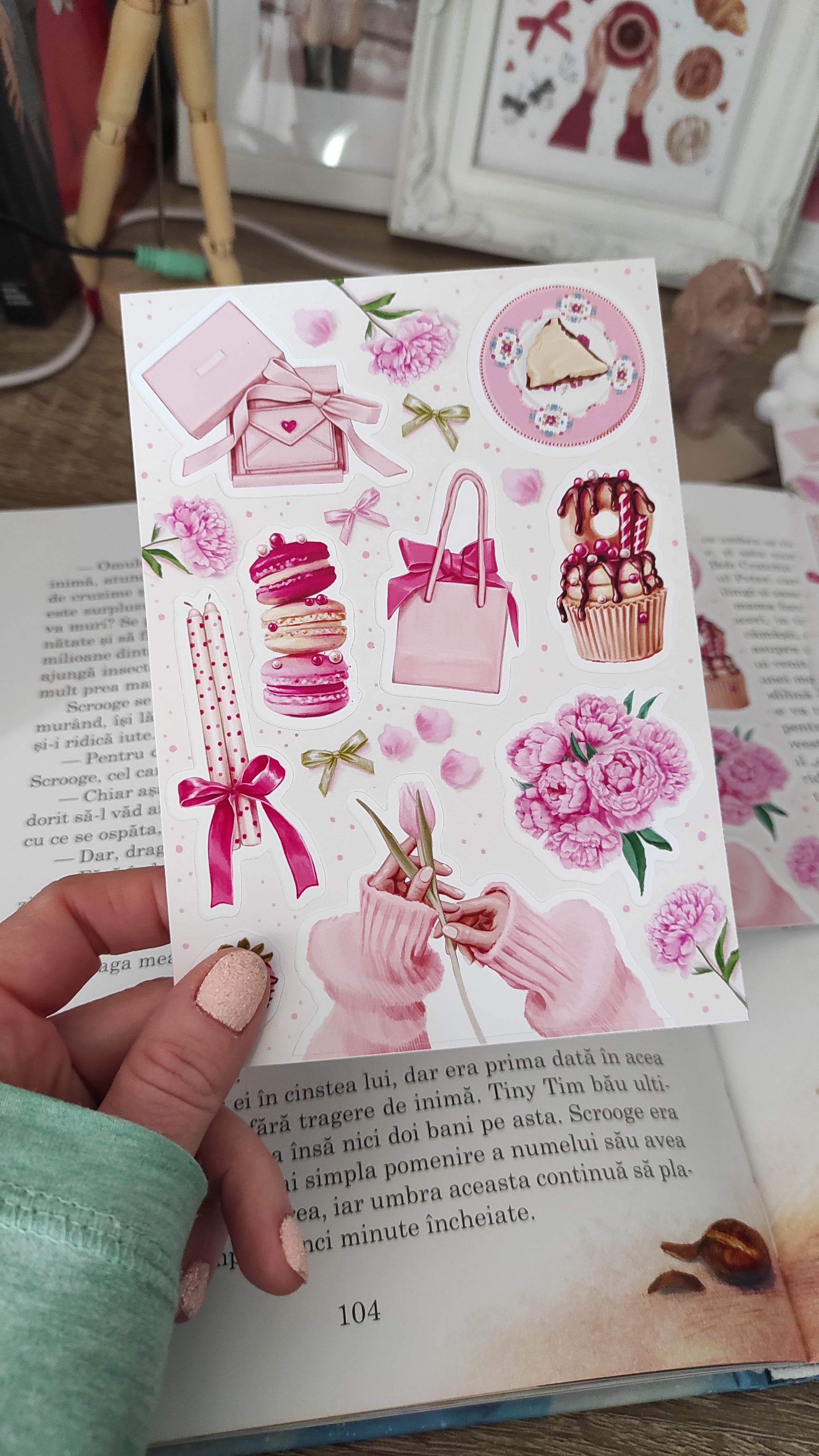 Sticker Sheet - Pink Accessories | stickers for your planner